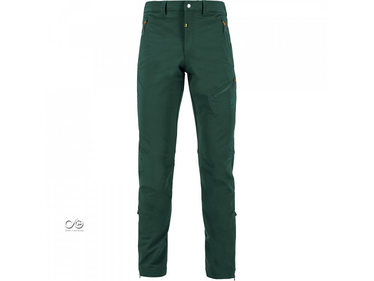 Karpos JELO EVO PLUS turistické nohavice, pánske, tmavozelené