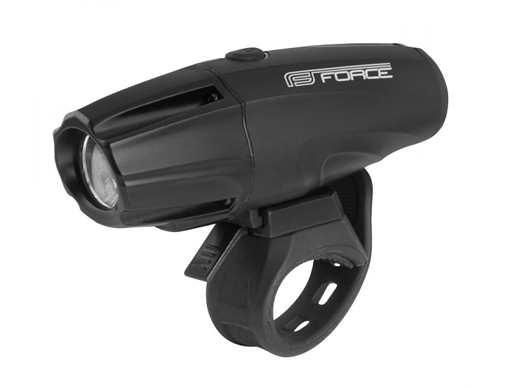 FORCE SHARK 700LM svetlo na bicykel, USB, čierne