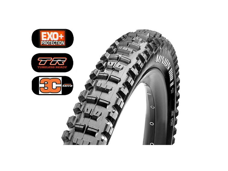 Maxxis MINION DHR II 27.5” WT, 3CT/EXO+/TR, MTB plášť, kevlar