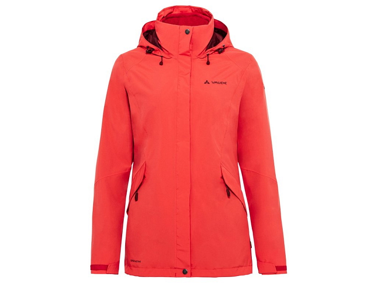 Vaude ROSEMOOR 3in1 trekingová bunda, dámska, červená