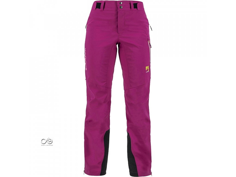 Karpos PALU skialpinistické nohavice, dámske, malinové