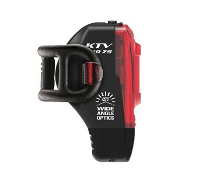 LEZYNE KTV DRIVE PRO+ zadné svetlo, čierne, 150 Lumenov