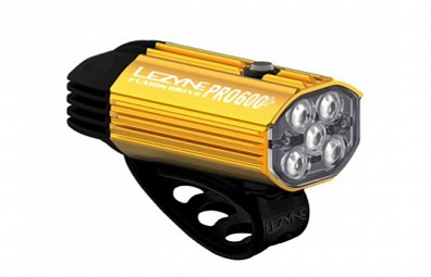 Lezyne FUSION PRO 600+ GOLD predné LED svetlo