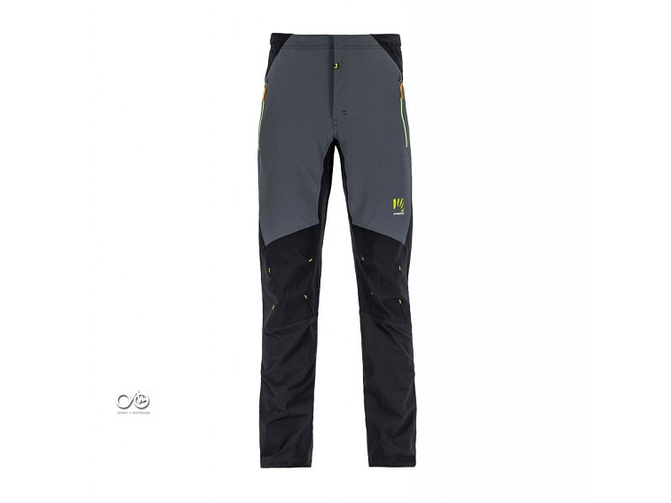 Karpos WALL EVO horolezecké nohavice, pánske, čierne/modré/zelené