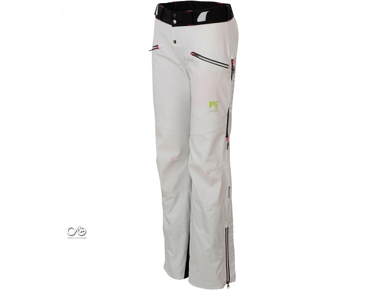 Karpos MARMOLADA skialpové nohavice, dámske, biele/čierne