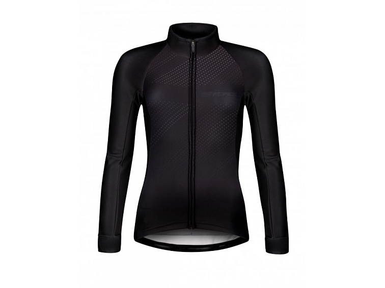 FORCE EXTREME LADY cyklistická bunda, dámska, čierna