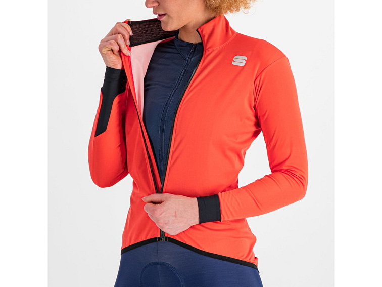 Sportful Fiandre Light Norain bunda s dl. rukávom, dámska, ružová