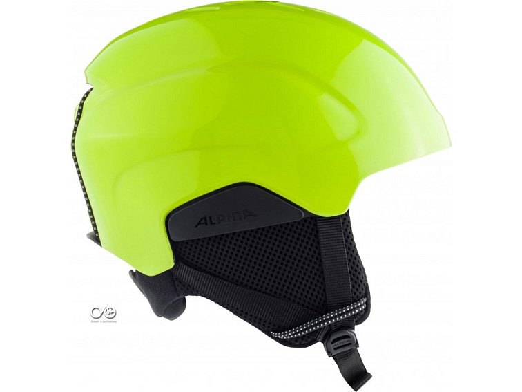 ALPINA Detská lyžiarska prilba PIZI neon-žltá