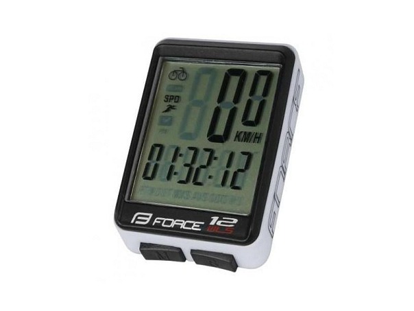 FORCE cyklocomputer WLS, 12 funkcií