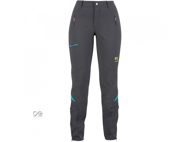 Karpos CEVEDALE EVO skialpové nohavice, dámske, vulcan/blue atoll