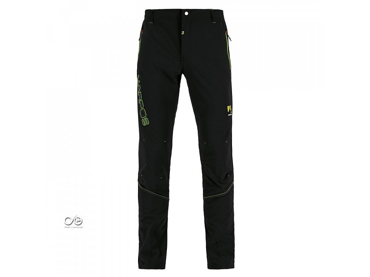 Karpos RAMEZZA LIGHT outdoorové nohavice, pánske, čierne/zelené