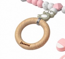 Desami Silikonová Hrazda na kočárek Veverka