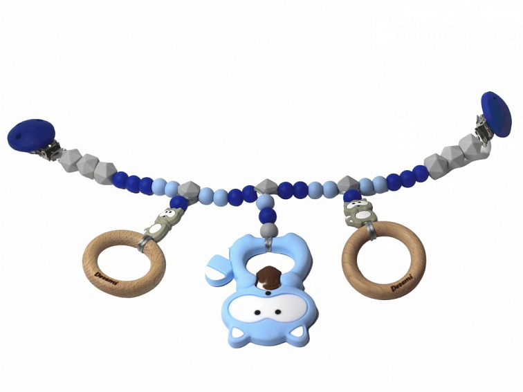 Desami Silikonová Hrazda na kočárek Veverka