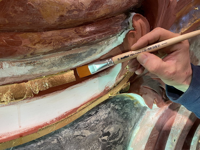 Jemný plochý štětec