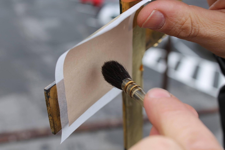 Tupovací štětec syntetický brk