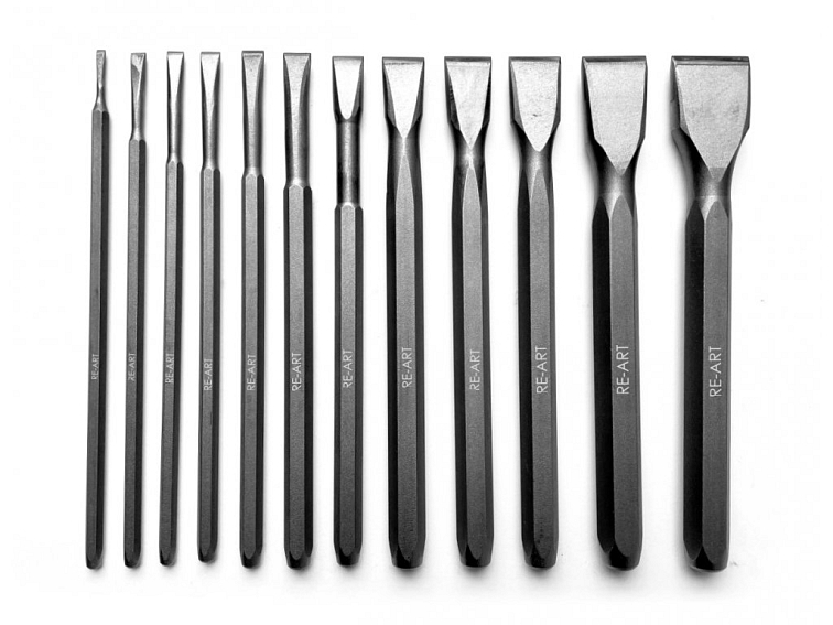 Ruční dláto na kámen s ostřím z tvrdokovu