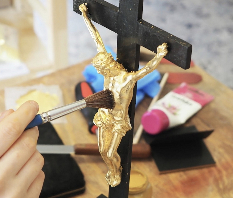 Mixtion italský, Lepidlo na zlato