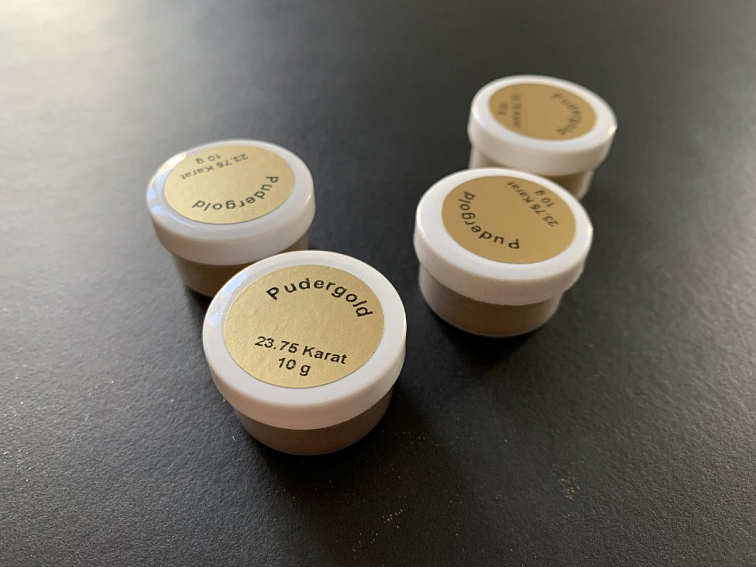 Práškové zlato 23,75 carats, 10g