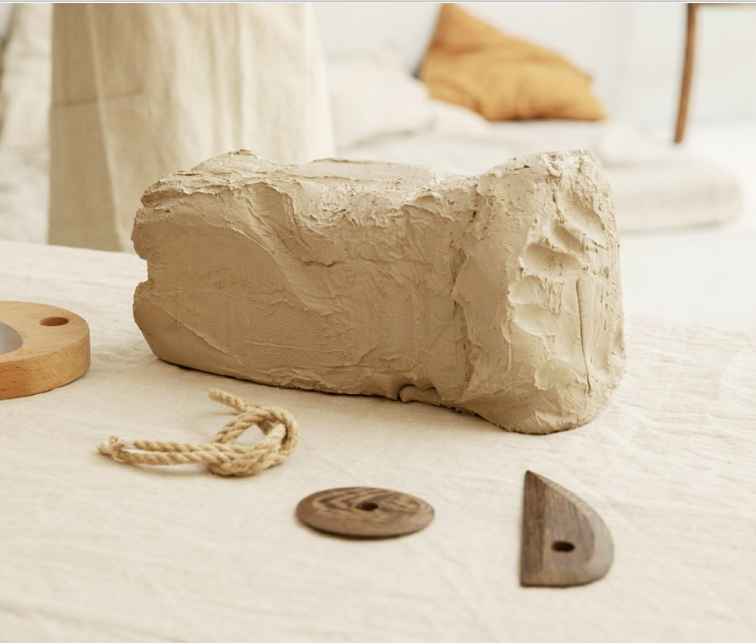 Modelovací keramická hlína 376, - černá