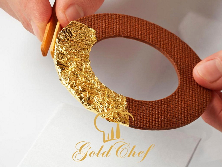 Jedlé plátkové zlato 23 kar., MANETTI