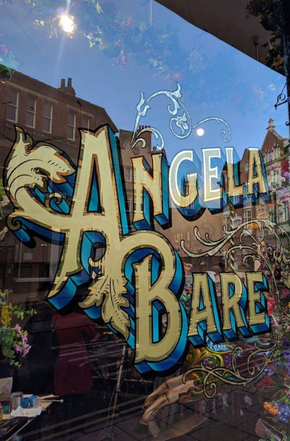 Písmomalířský štětec na sklo a hladké povrchy