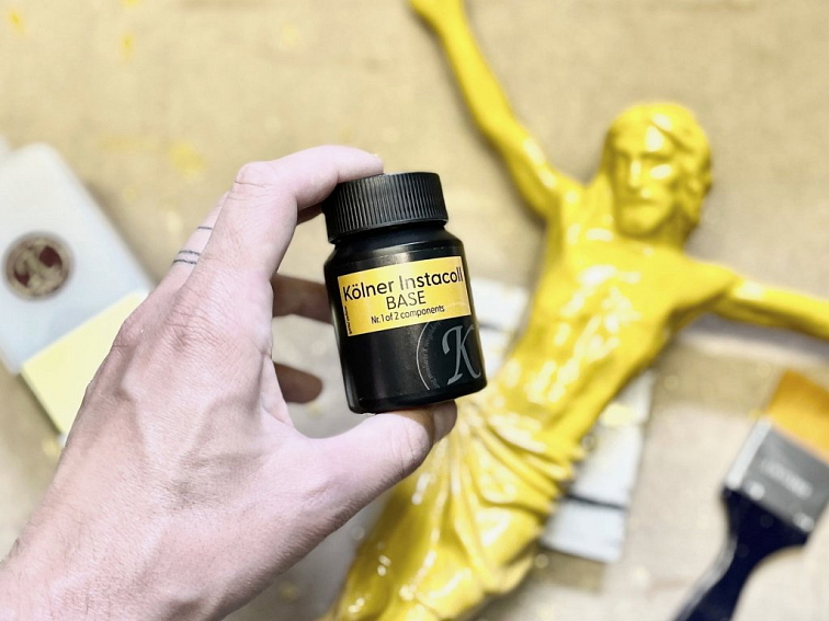 Jak připravit sádru nebo štuk pro pozlacení?