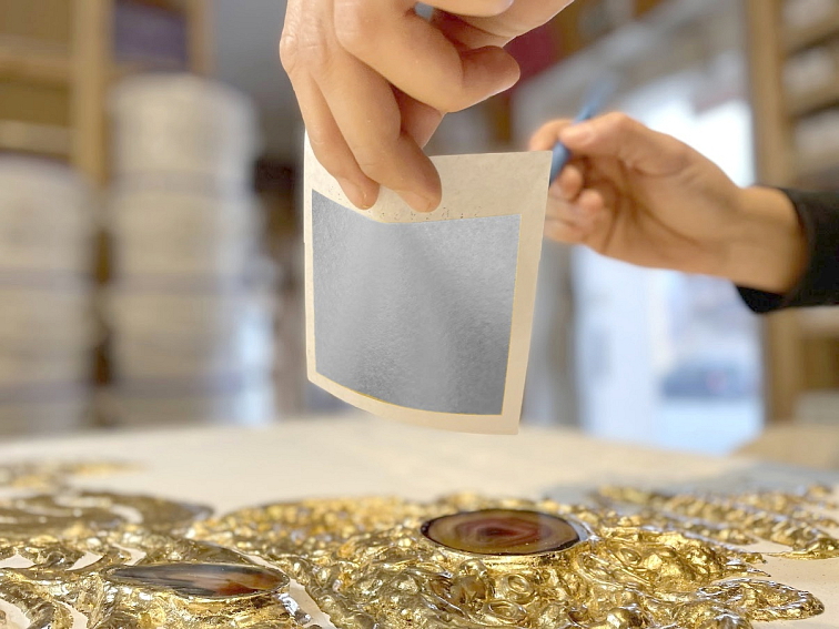 Plátkové stříbro, větrové