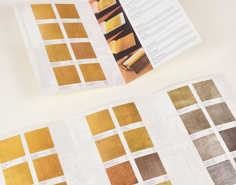 Vzorník zlata Manetti