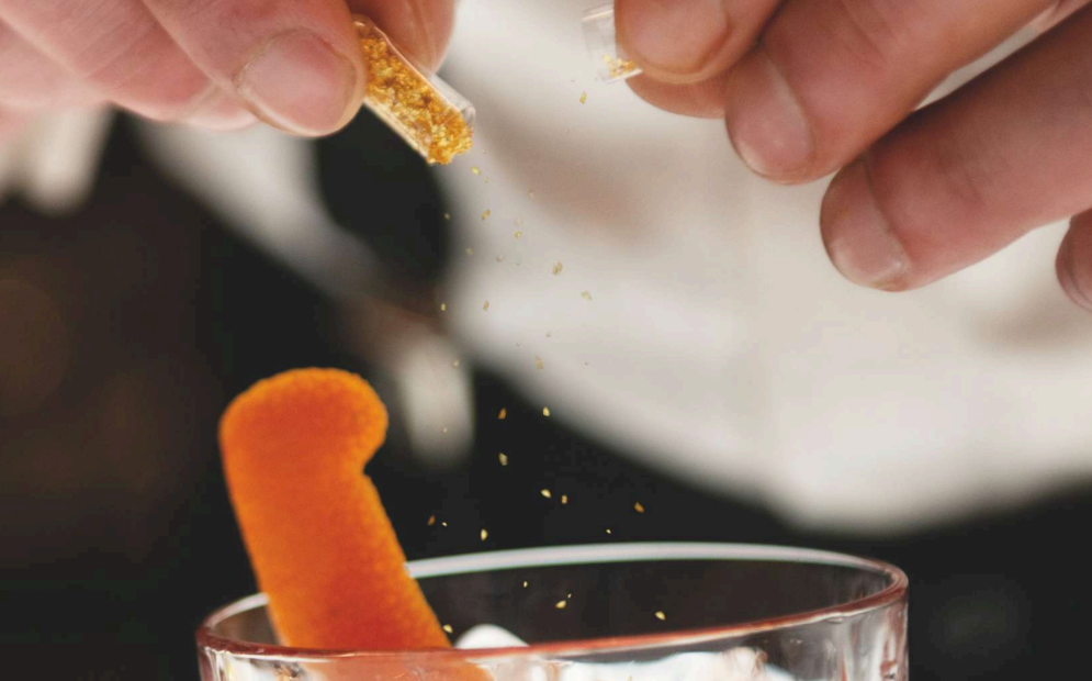 Jedlé práškové zlato 23 kar., MANETTI