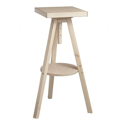 Ateliérový malířský stojan, pojízdný