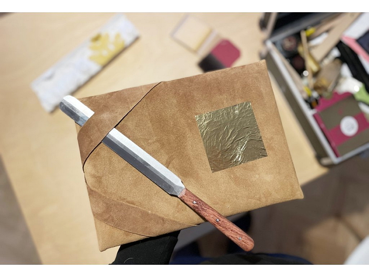 Pozlacovačský polštářek, profi