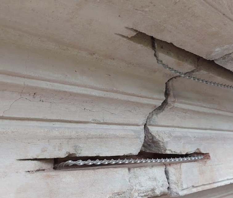 Helikální výztuž, statické zajištění