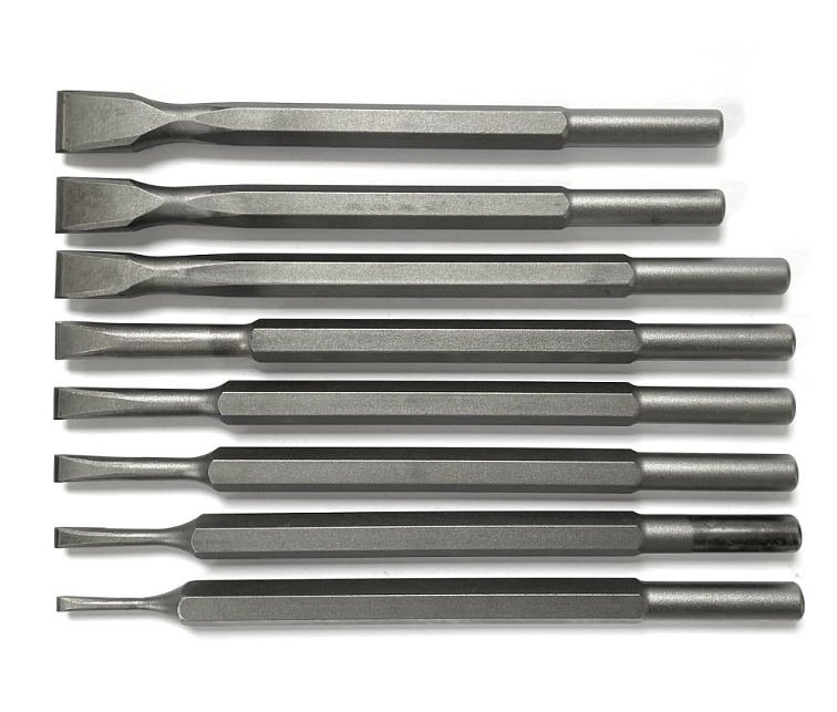 Pneumatické / ruční dláto na kámen s ostřím z tvrdokovu