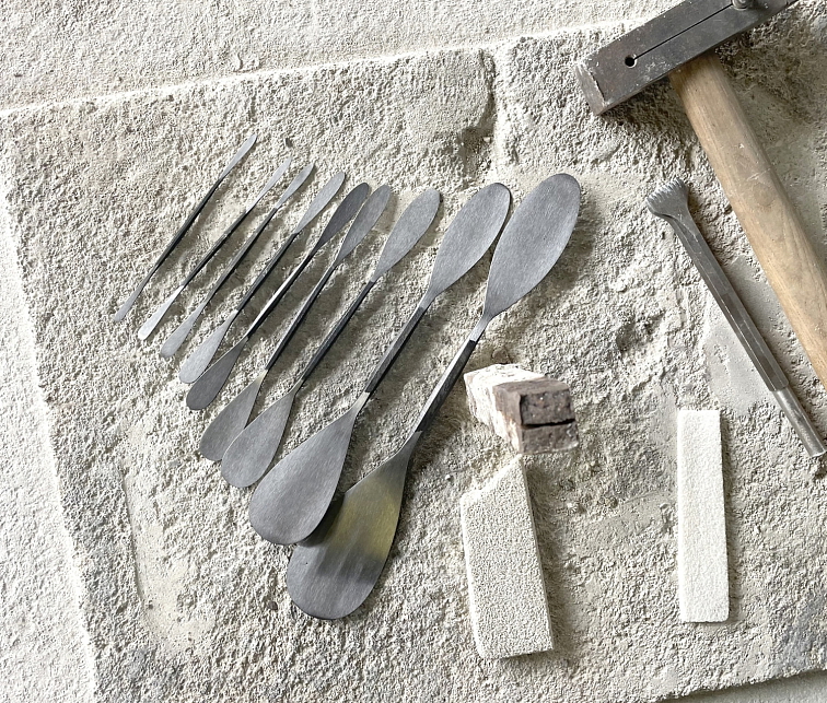 Restaurátorská špachtle, italská