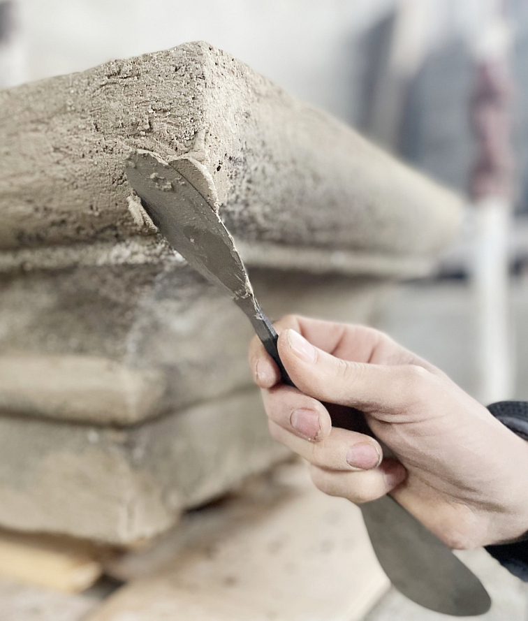 Restaurátorská špachtle, italská