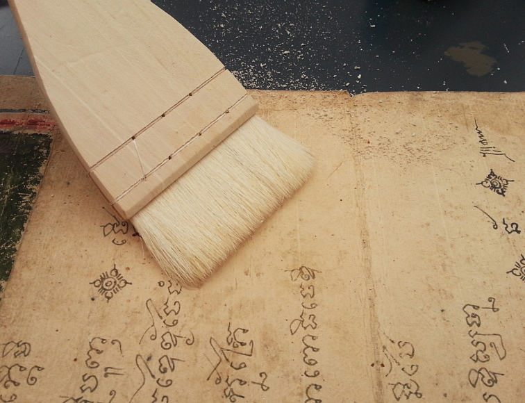 RE-ART Flat Hake Brush, tradiční štětec