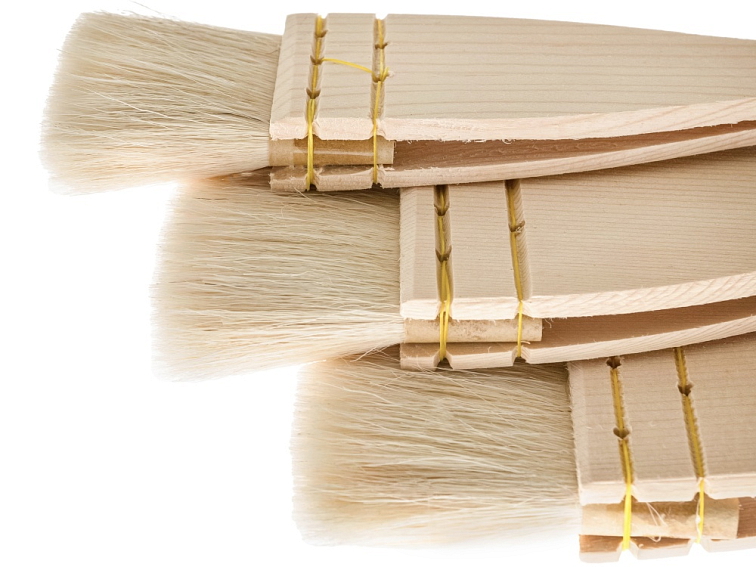 RE-ART Flat Hake Brush, tradiční štětec