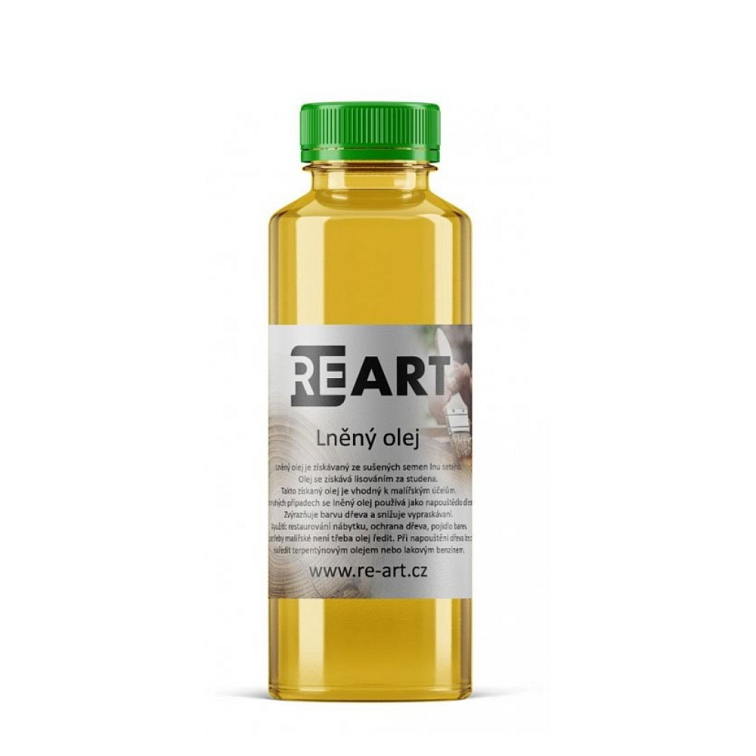 Recept na výrobu barvy ze lněného oleje