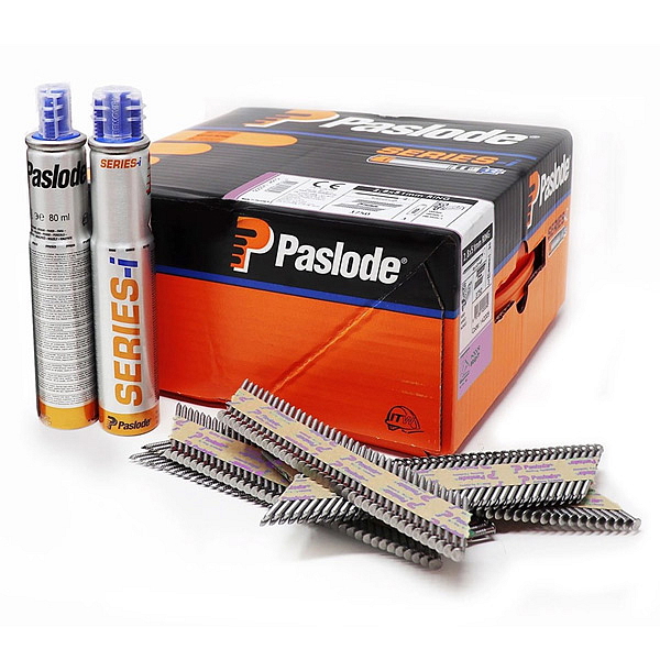 Klince Paslode F-PACK 2,8x75mm Konvex BR, 2500ks/box + plyn