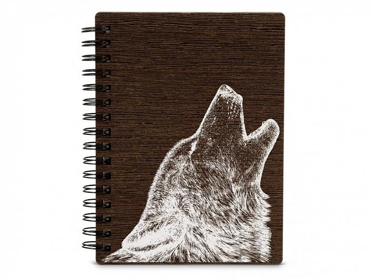 Dřevěný zápisník PES