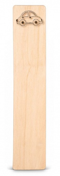 Dřevěná záložka do knížky AUTÍČKO