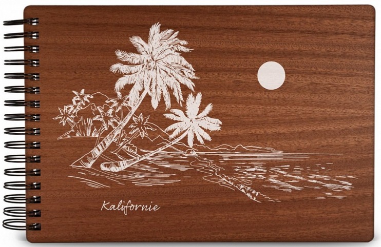 Dřevěné fotoalbum PLÁŽ