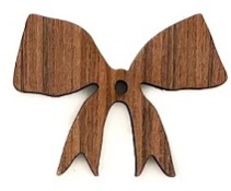 Dřevěná vánoční ozdoba MAŠLE - 5ks