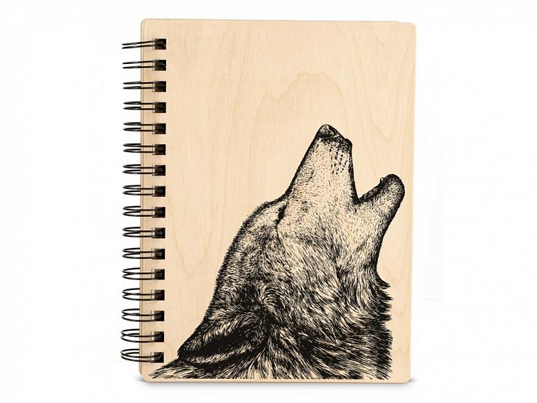 Dřevěný zápisník PES