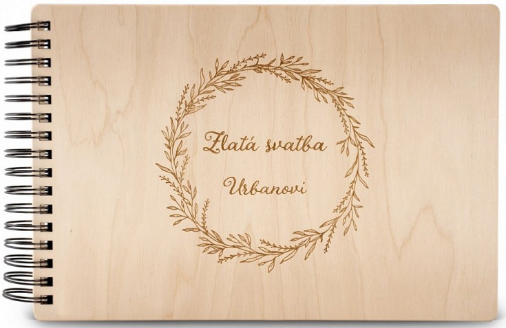 Dřevěné fotoalbum MOTIV