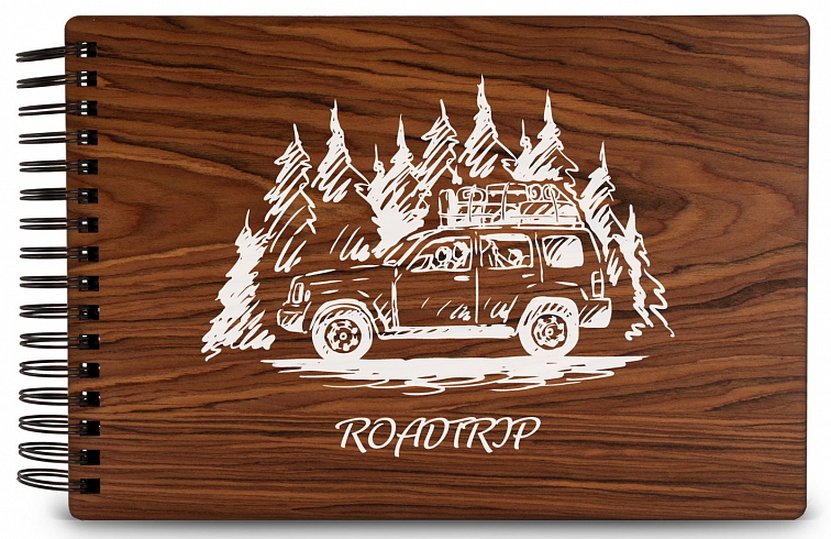 Dřevěné fotoalbum AUTO
