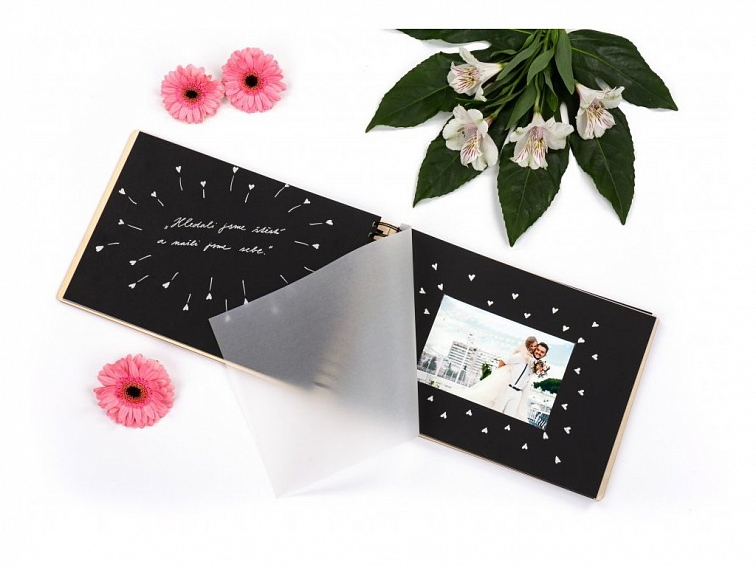 Dřevěné fotoalbum BALÓNY