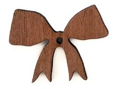 Dřevěná vánoční ozdoba MAŠLE - 5ks