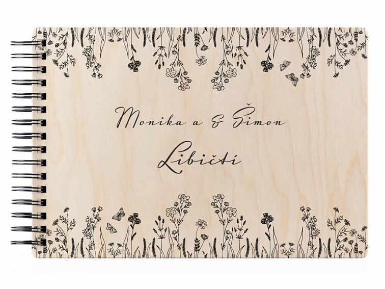 Dřevěné fotoalbum LOUKA