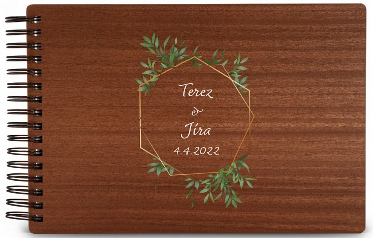 Dřevěné fotoalbum ŠESTIHRAN